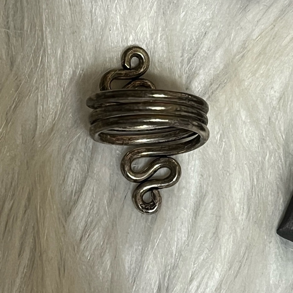 Sterling Silver Modernist Wrap Ring - image 5